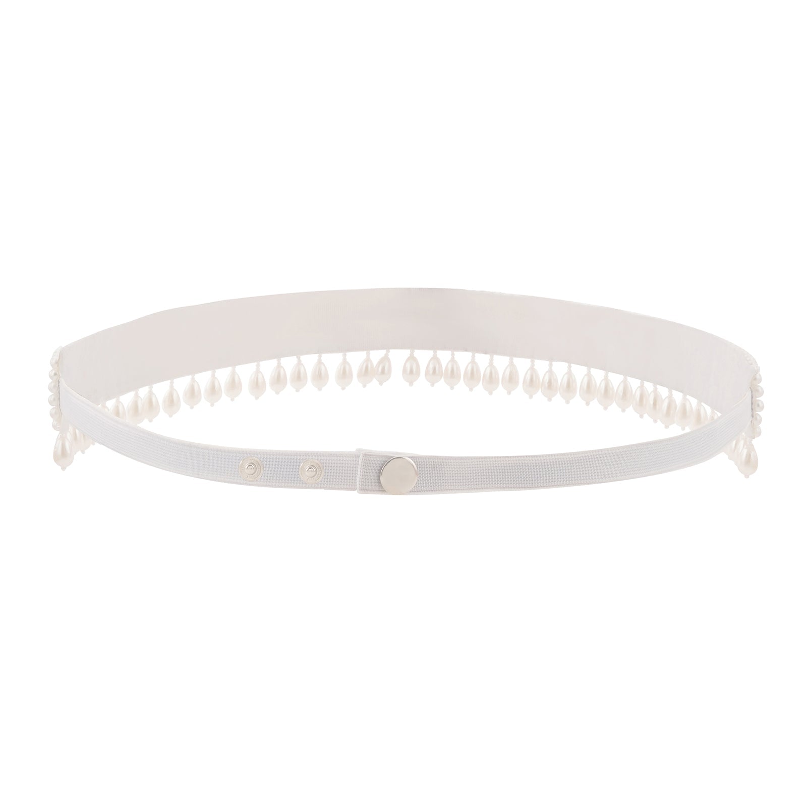 Teejh Xiti Pearl White Belt