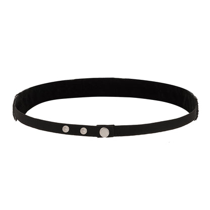 Teejh Kahani Bead Mirror Black Belt