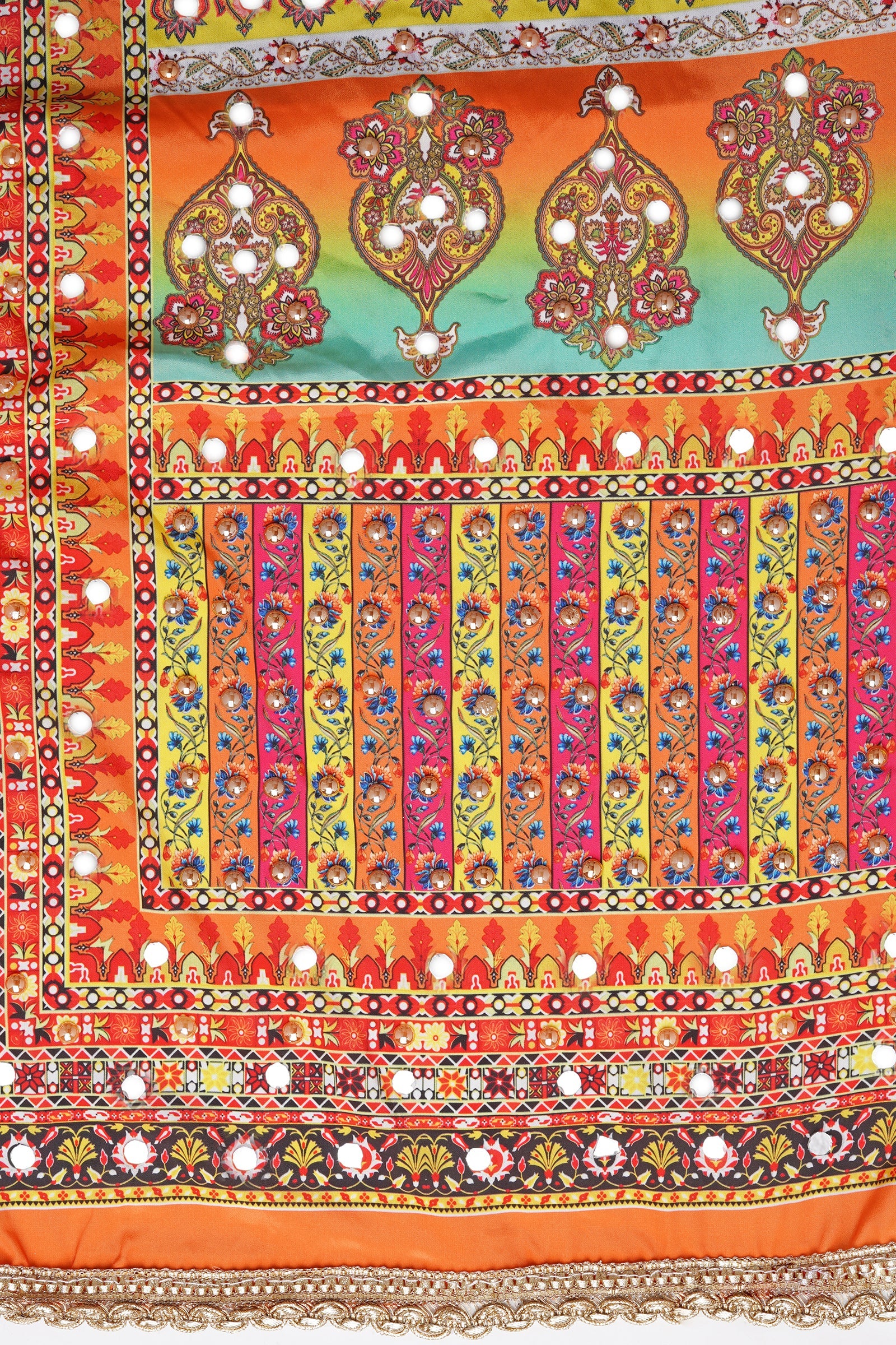 Teejh Patola Embellished Printed Dupatta