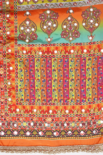 Teejh Patola Embellished Printed Dupatta