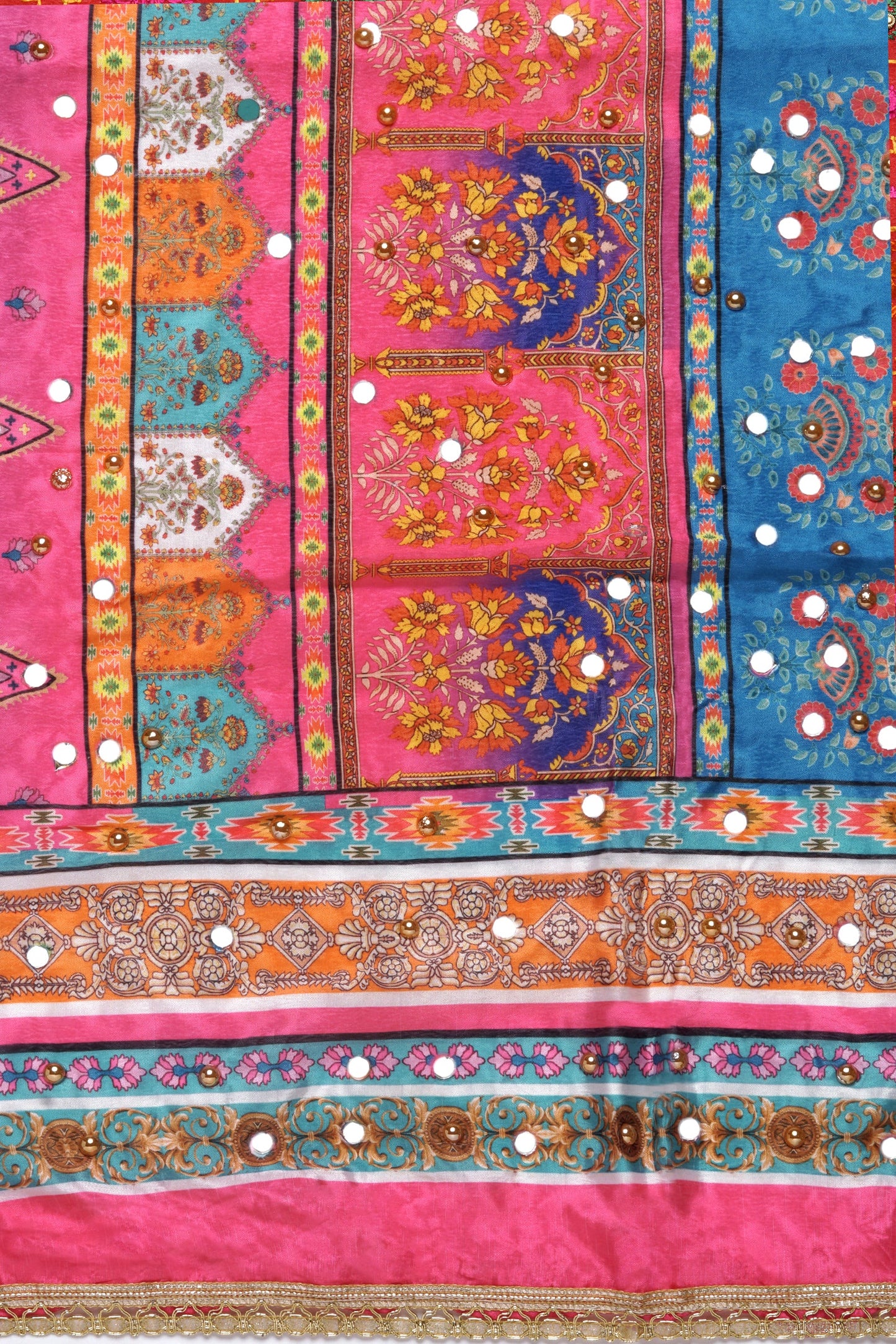 Teejh Saanjh Embellished Printed Dupatta