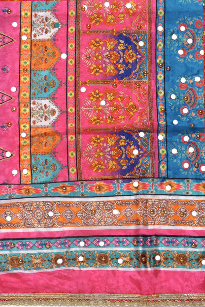 Teejh Saanjh Embellished Printed Dupatta