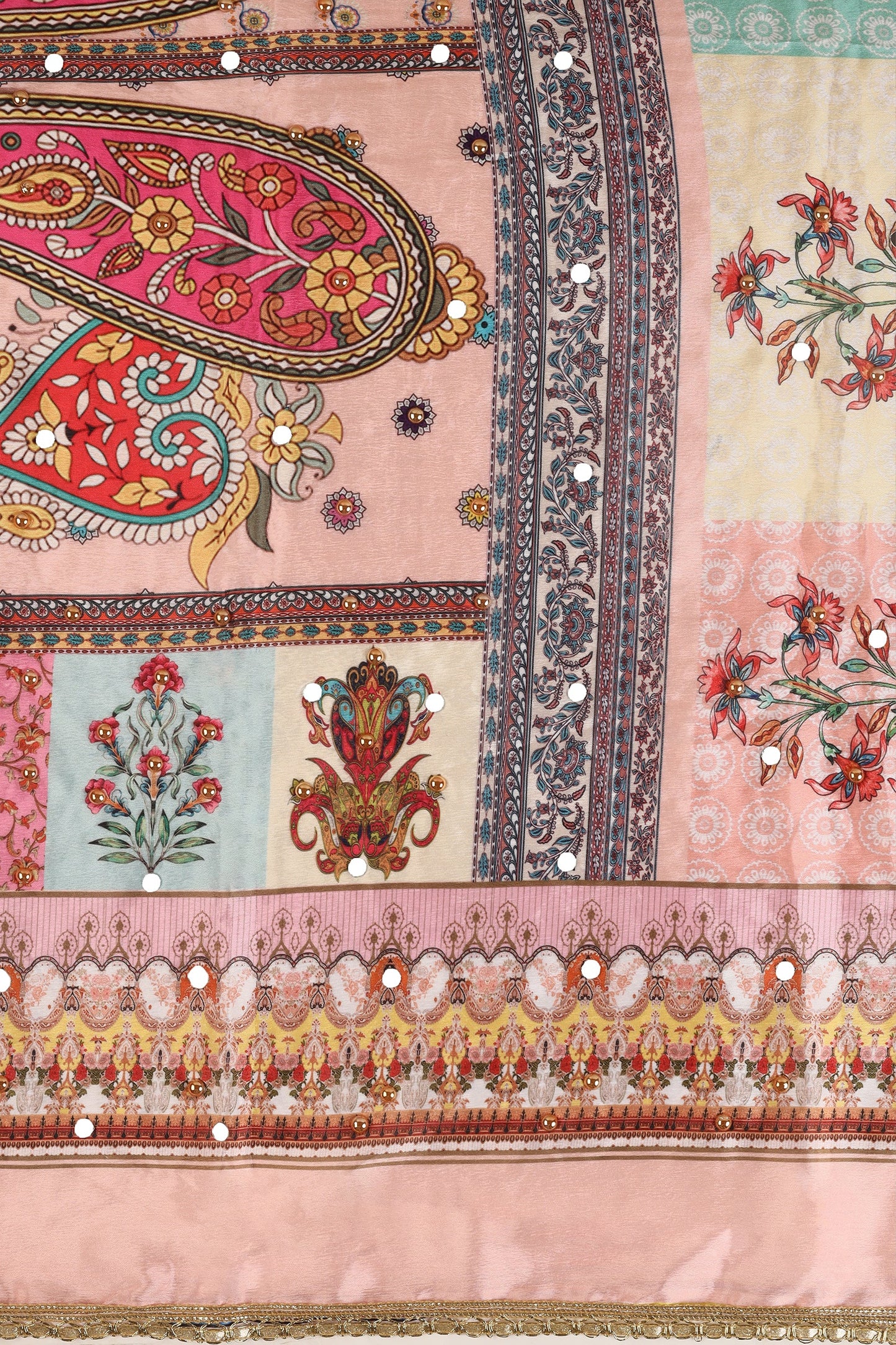 Teejh Hiraeth Embellished Printed Dupatta