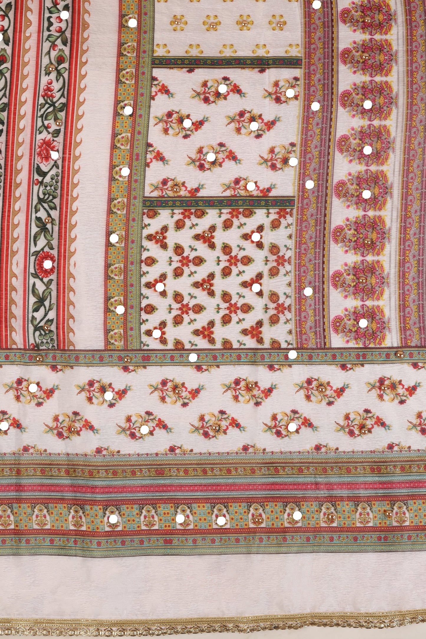 Teejh Navrang Embellished Printed Dupatta