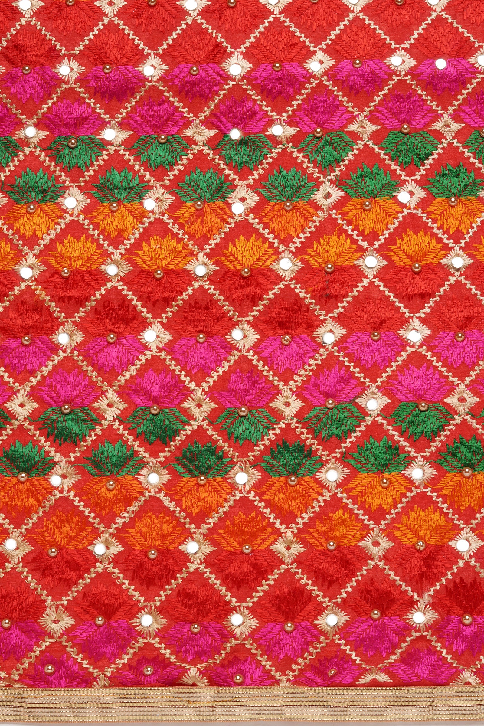 Teejh Neeladri Phulkari Dupatta