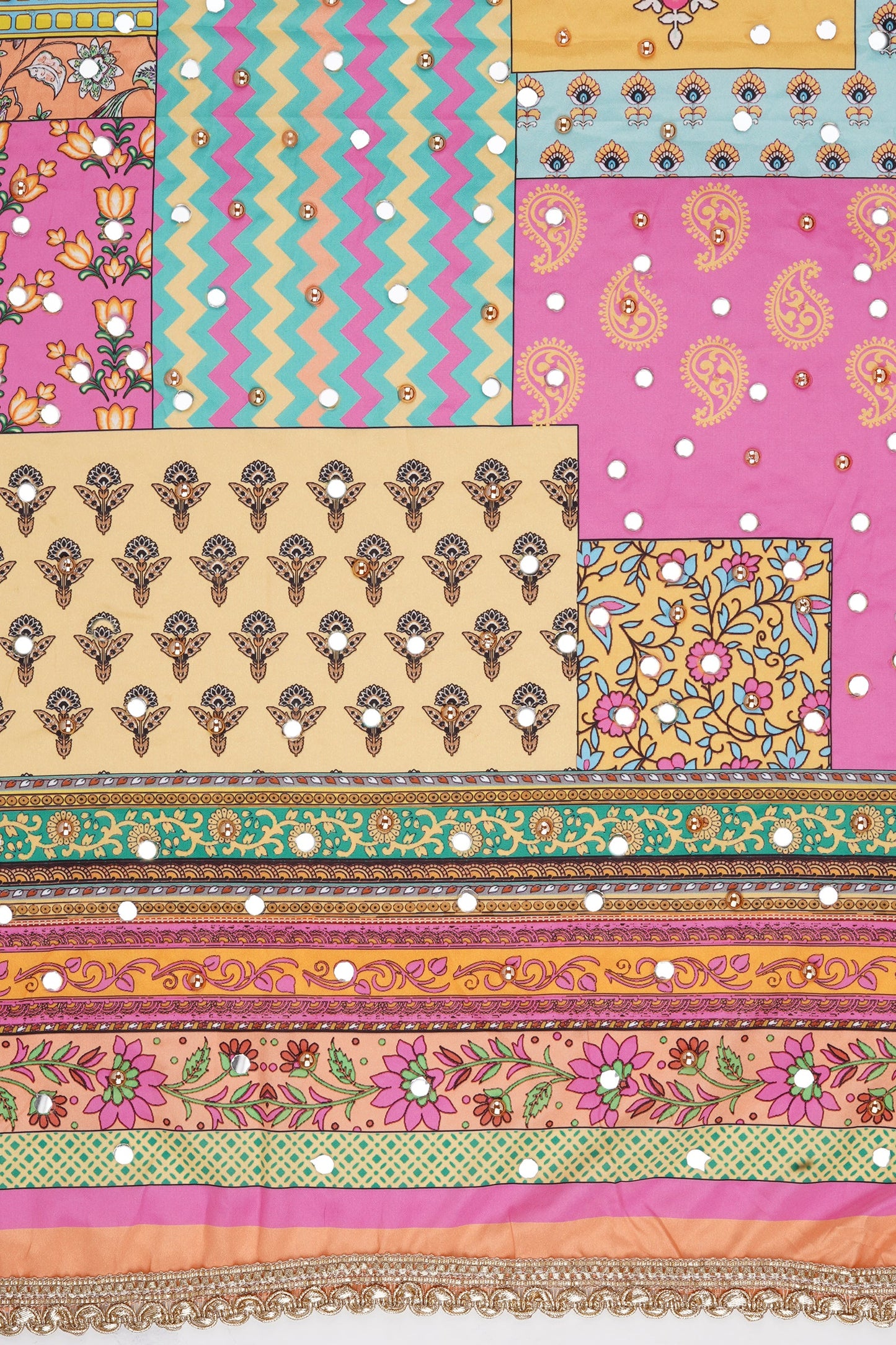 Teejh Patakha Embellished Printed Dupatta