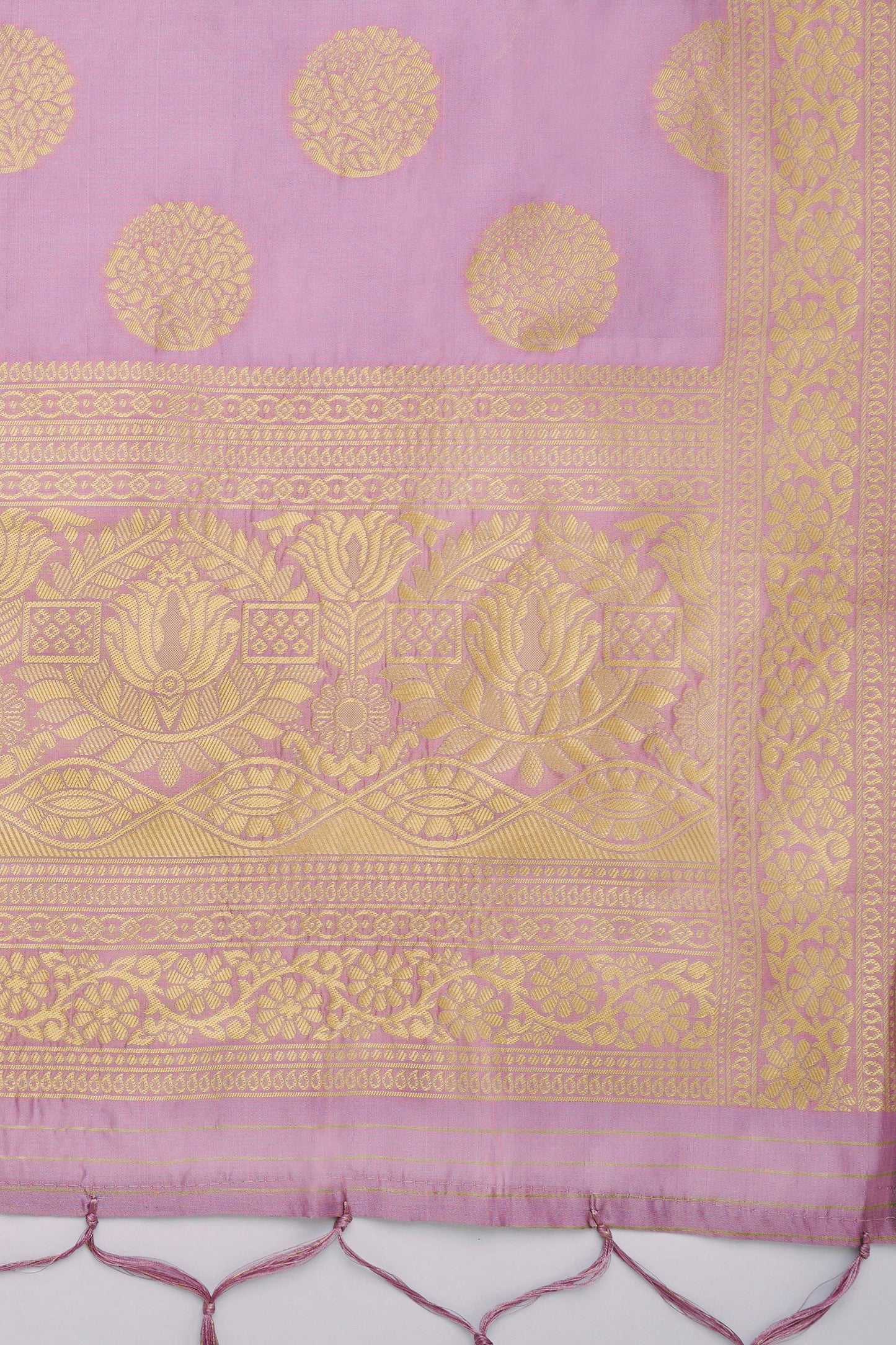 Teejh Devi Mauve Banarasi Dupatta