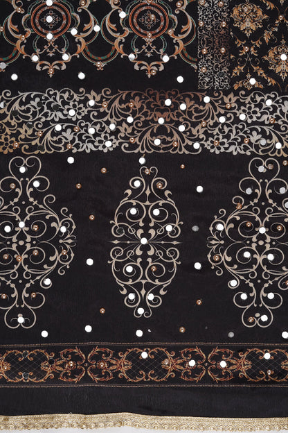 Teejh Saibo Embellished Printed Dupatta