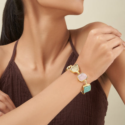 Soléa Multicolored Natural Stone Bracelet
