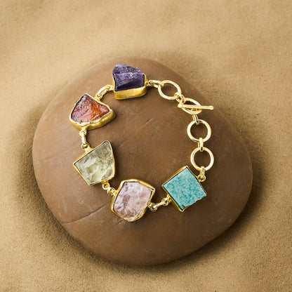 Soléa Multicolored Natural Stone Bracelet