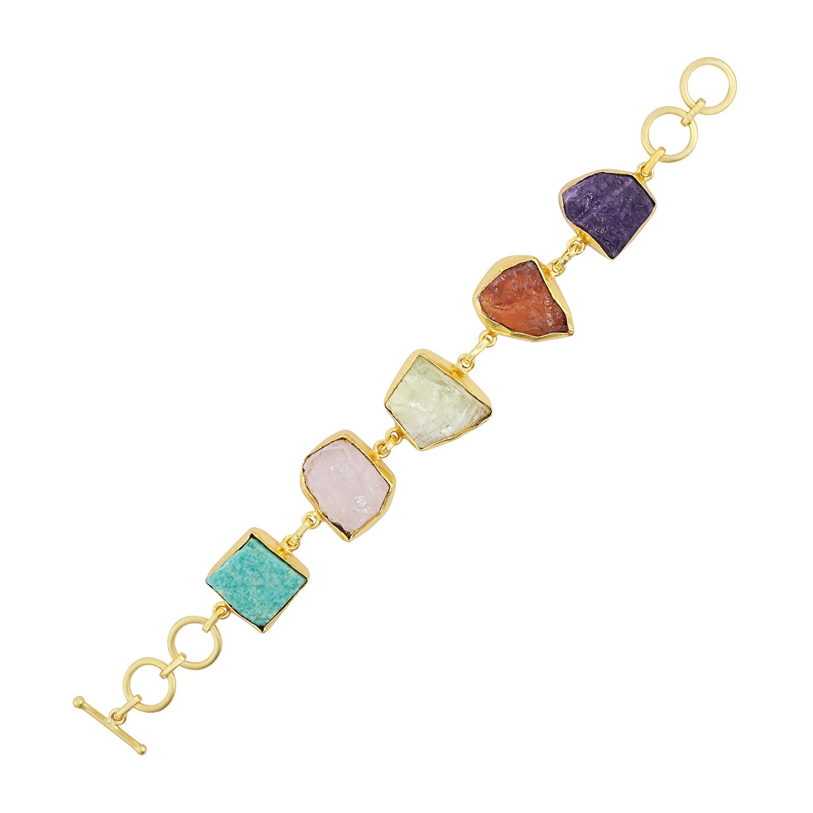 Soléa Multicolored Natural Stone Bracelet