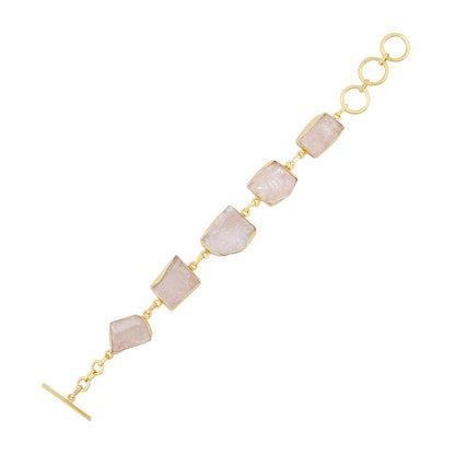 Teejh Reysha Pink Natural Stone Bracelet