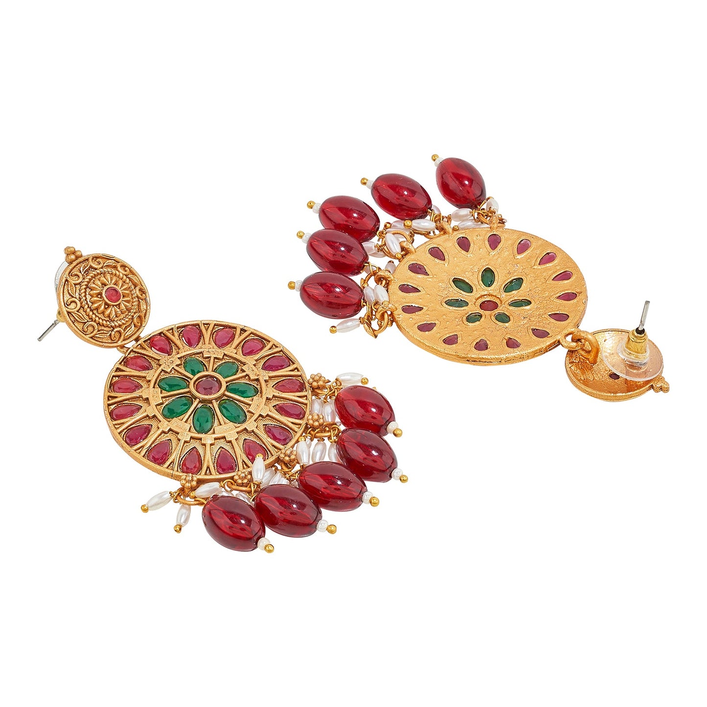 Teejh Aarzaa Gold Ghungroo Necklace Set