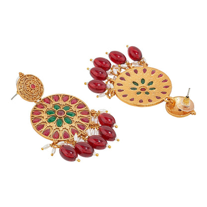 Teejh Aarzaa Gold Ghungroo Necklace Set
