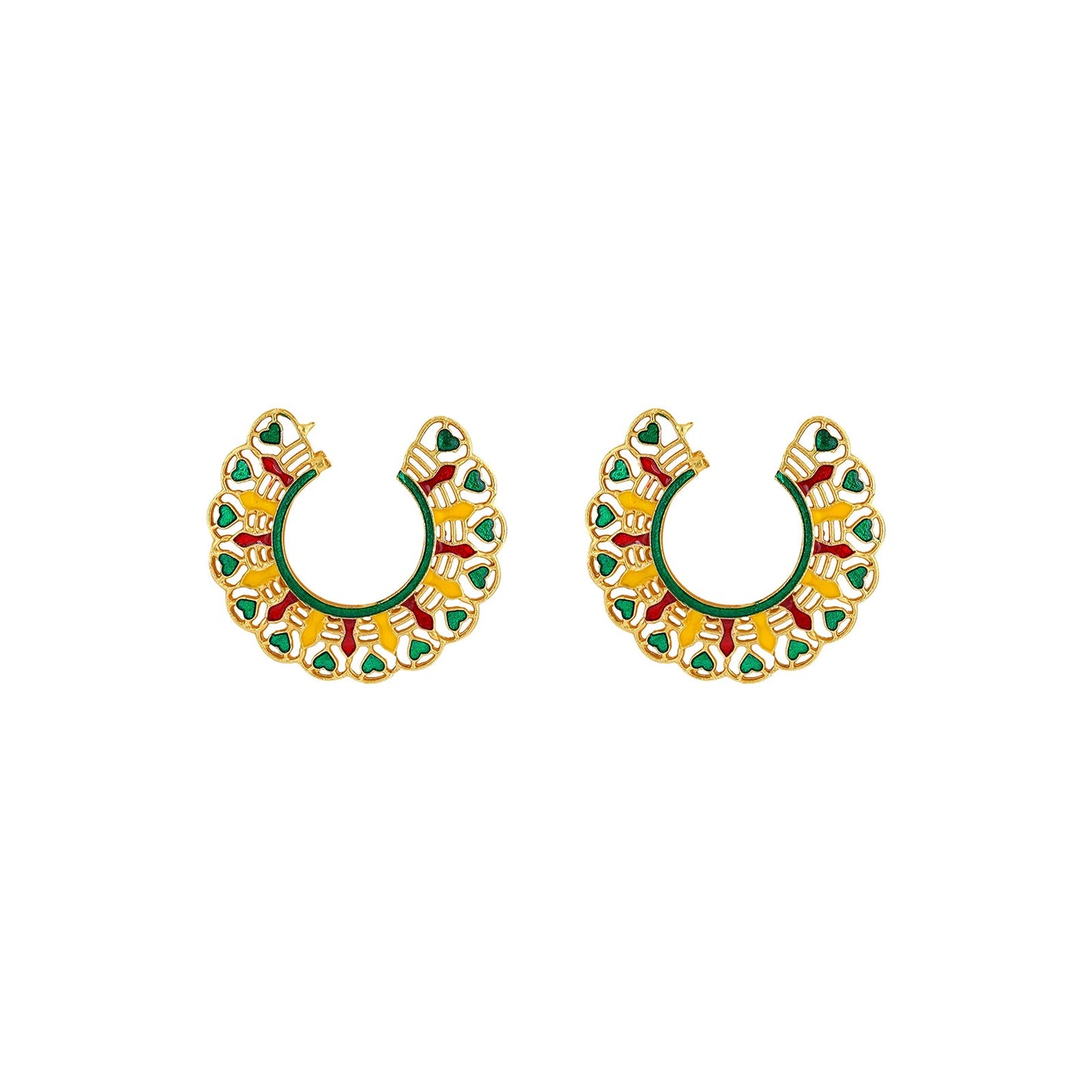 Teejh Aamani Green Earrings
