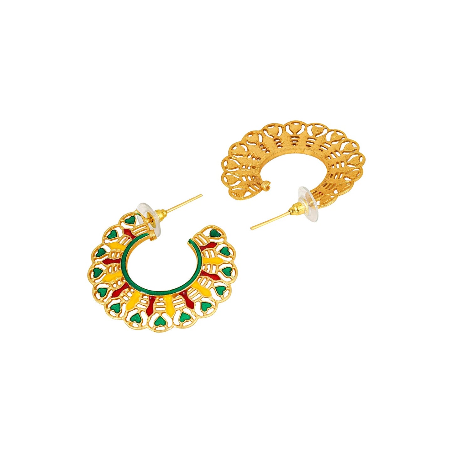 Teejh Aamani Green Earrings