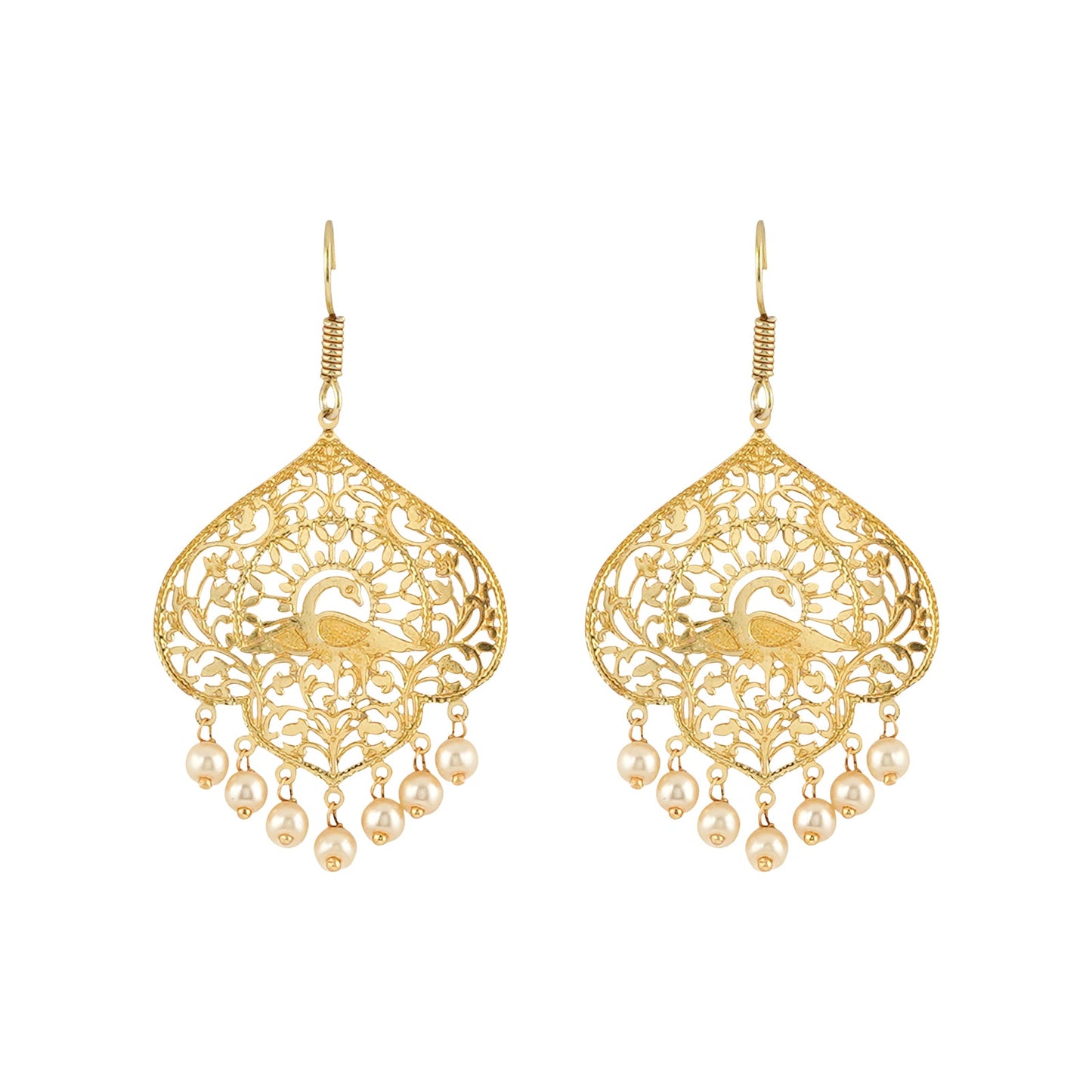 Teejh Daivita Gold and Pearl Earring