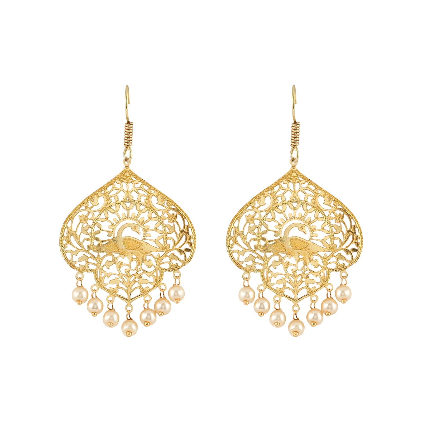 Teejh Daivita Gold and Pearl Earring