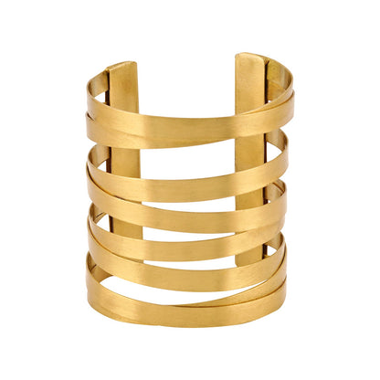 Teejh Pranjalika Gold Cuff Bracelet