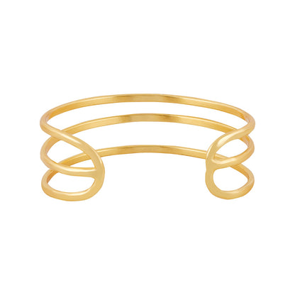 Teejh Navanya Gold Cuff Bracelet