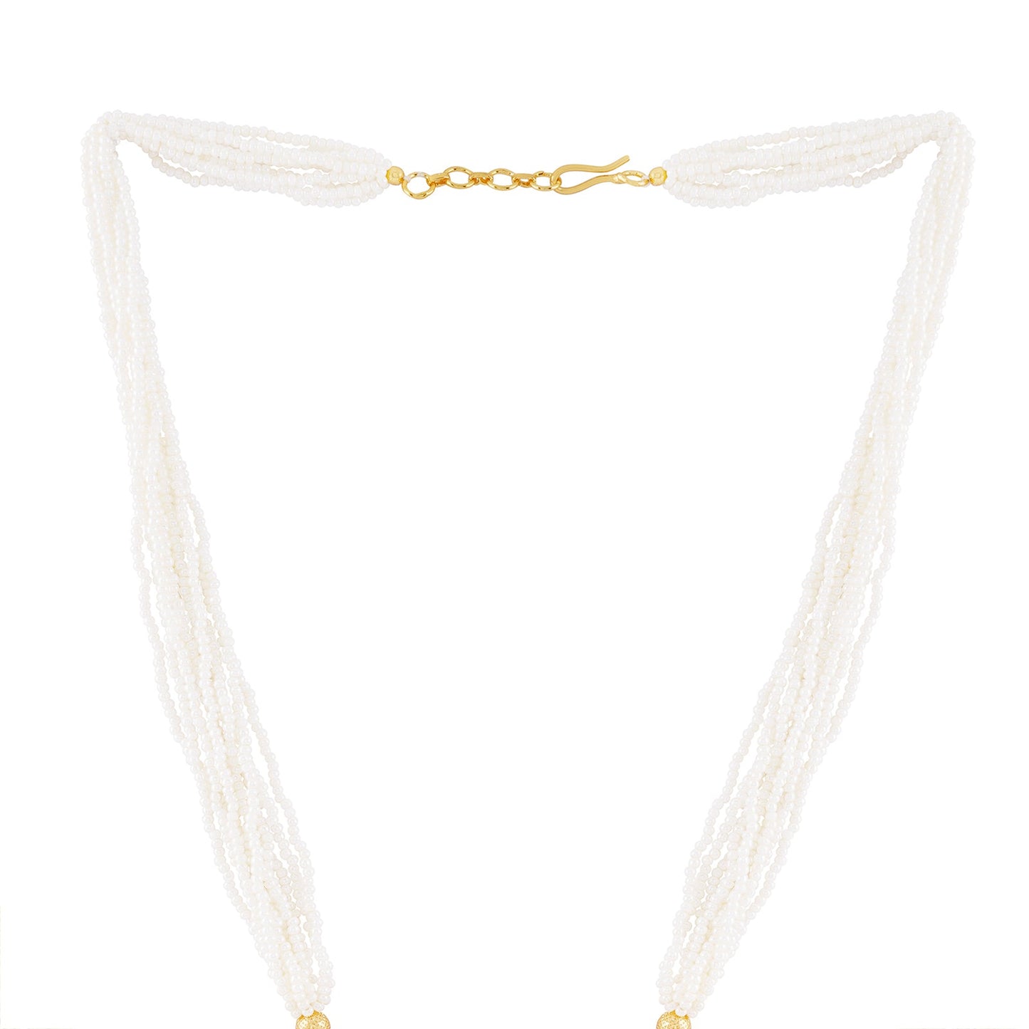 Teejh Holkar Gold Ruby Necklace Set