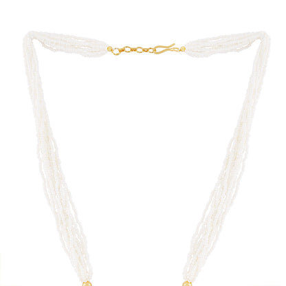 Teejh Holkar Gold Ruby Necklace Set