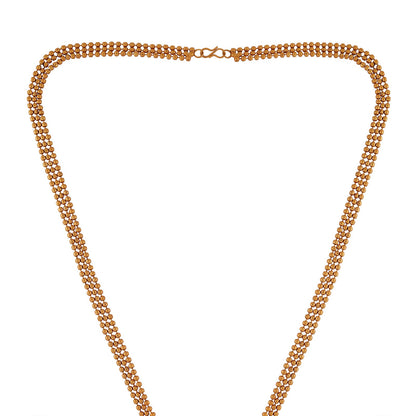 Teejh Kanvi Gold Ruby Necklace Set