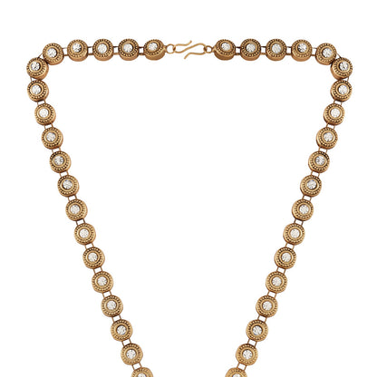 Teejh Kushan Gold And Necklace Set