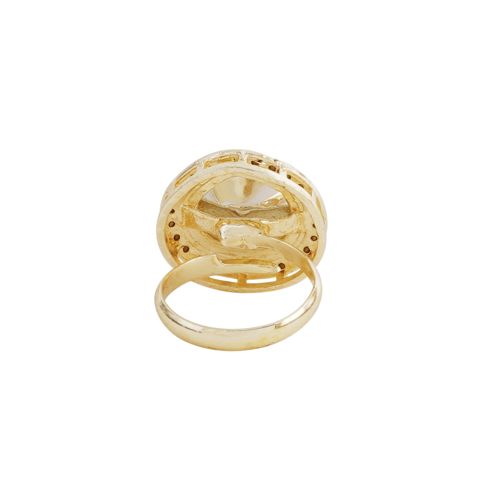 Teejh Light Gold Polki Ring