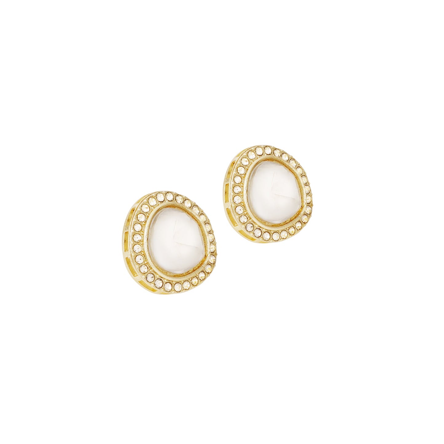 Teejh Jodha Light Gold Necklace Set