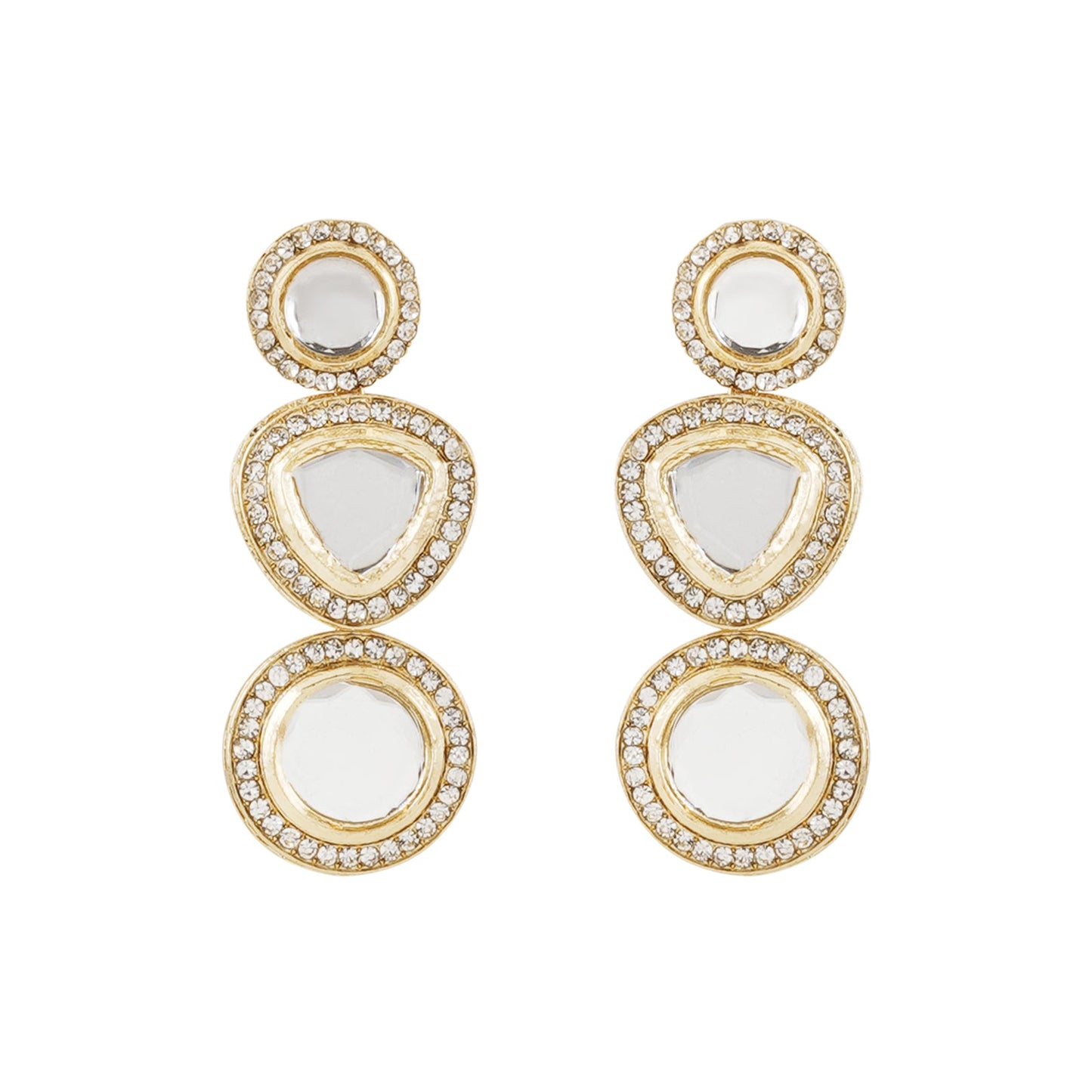 Teejh Nazakat Light Gold Earring