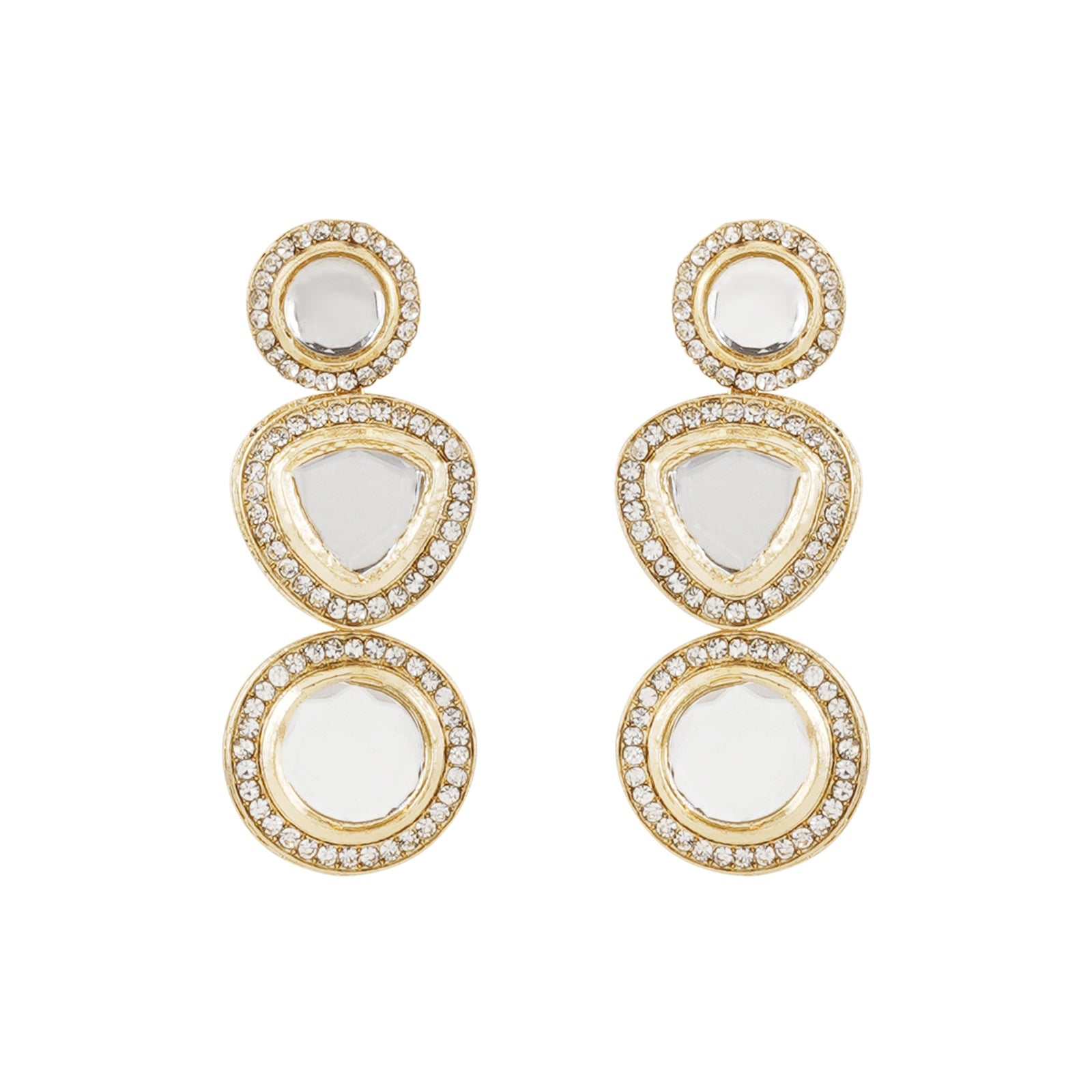 Teejh Nazakat Light Gold Earring