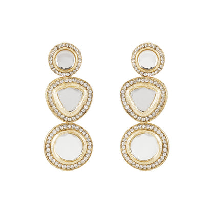 Teejh Nazakat Light Gold Earring