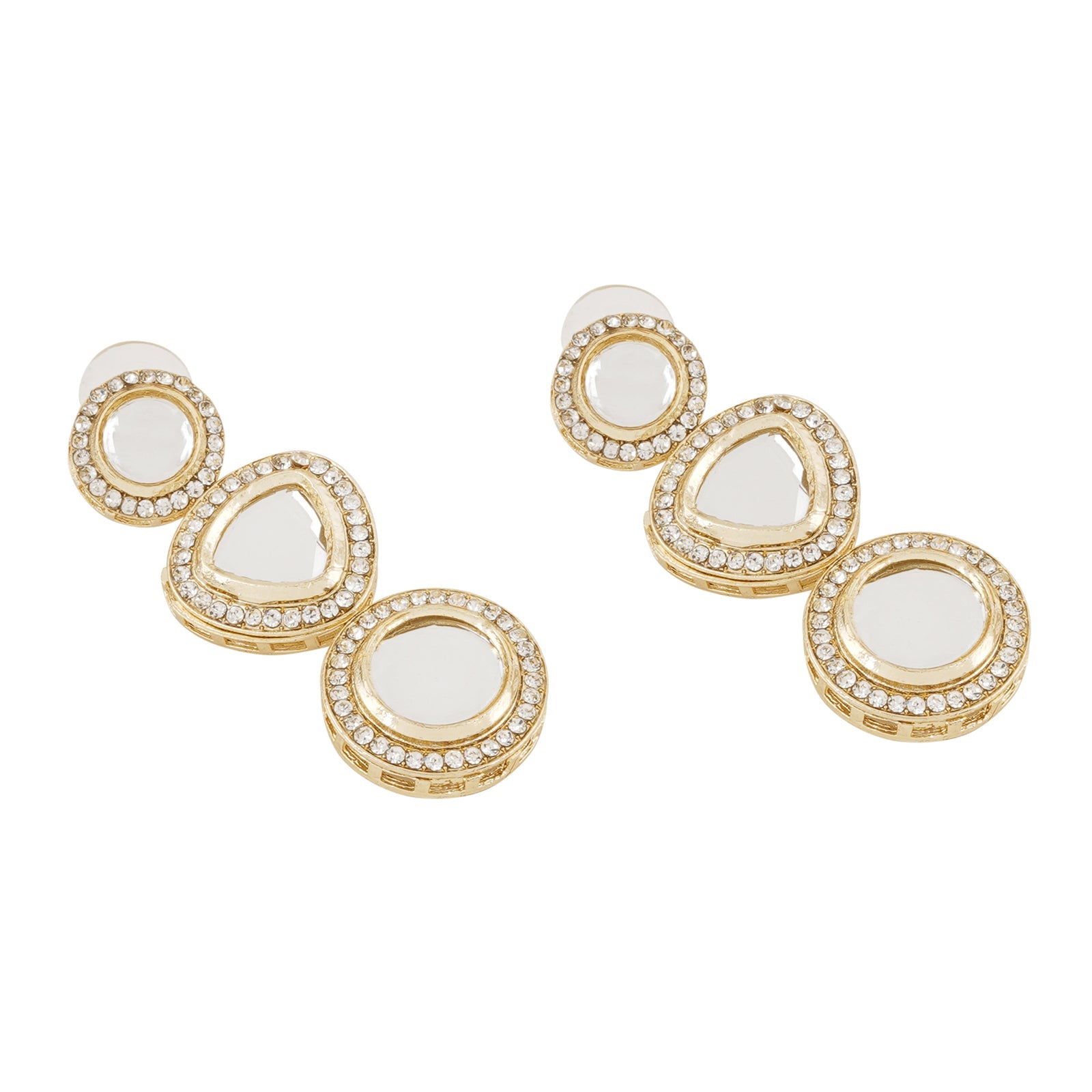 Teejh Nazakat Light Gold Earring