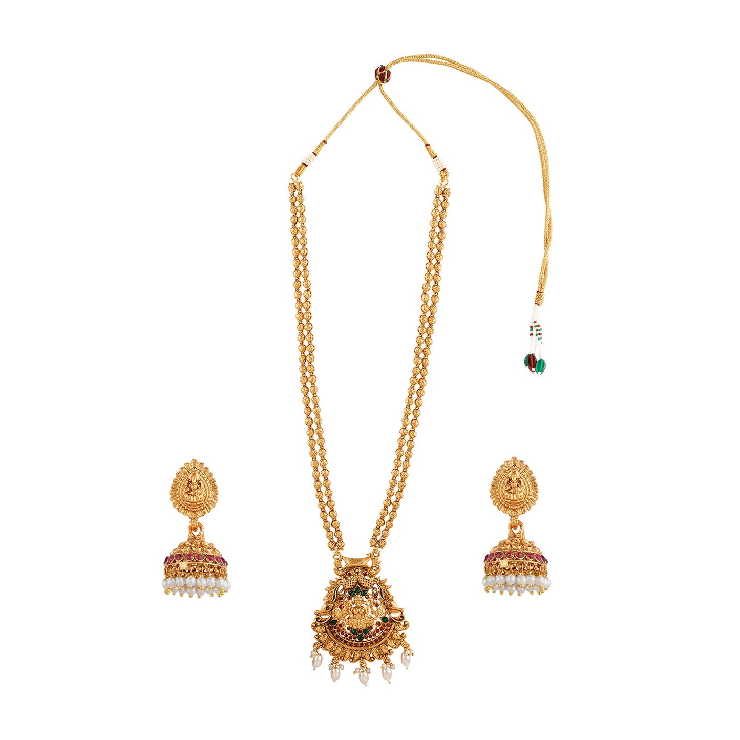 Teejh Apsara Gold Necklace Set