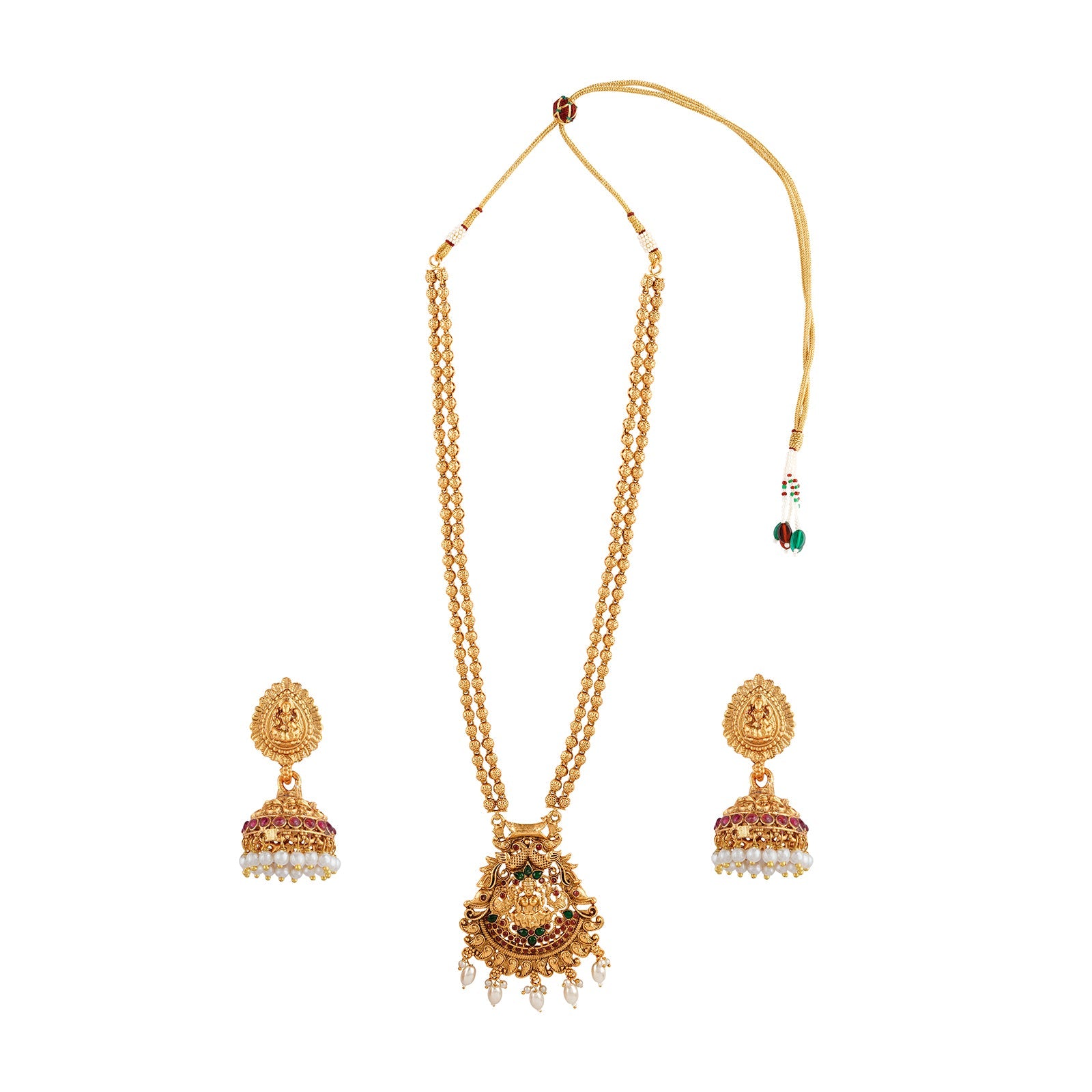 Teejh Apsara Gold Necklace Set