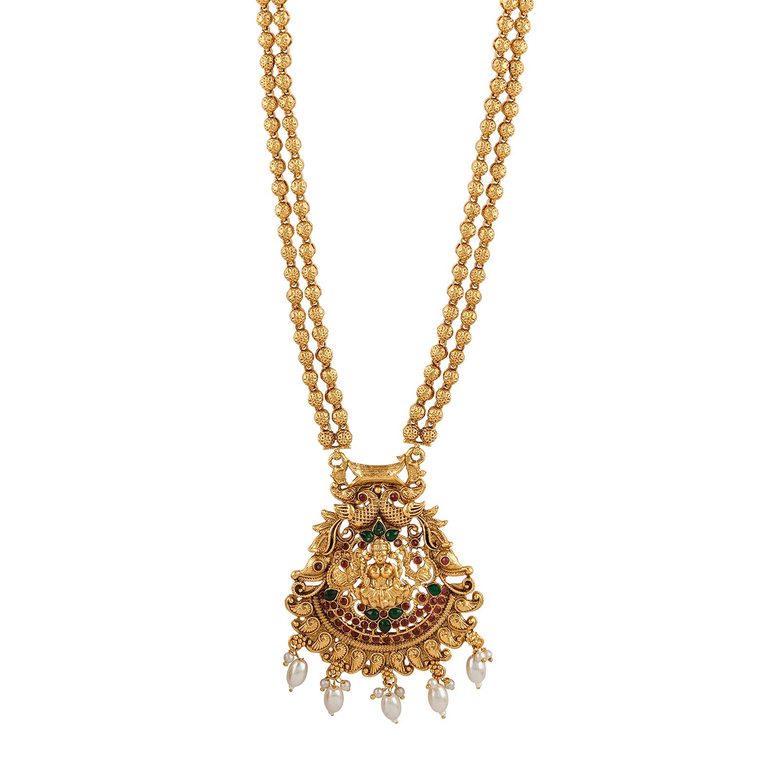 Teejh Apsara Gold Necklace Set