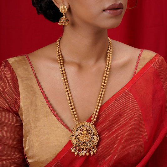 Teejh Aditi Gold Necklace Set