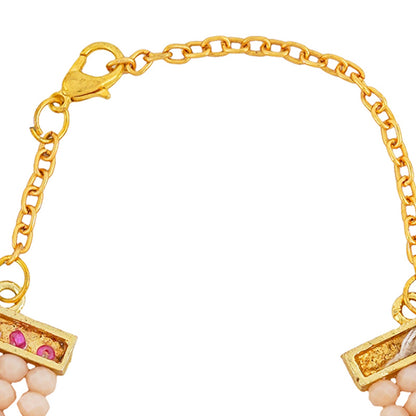 Teejh Adhira Light Pink Beaded Bracelet