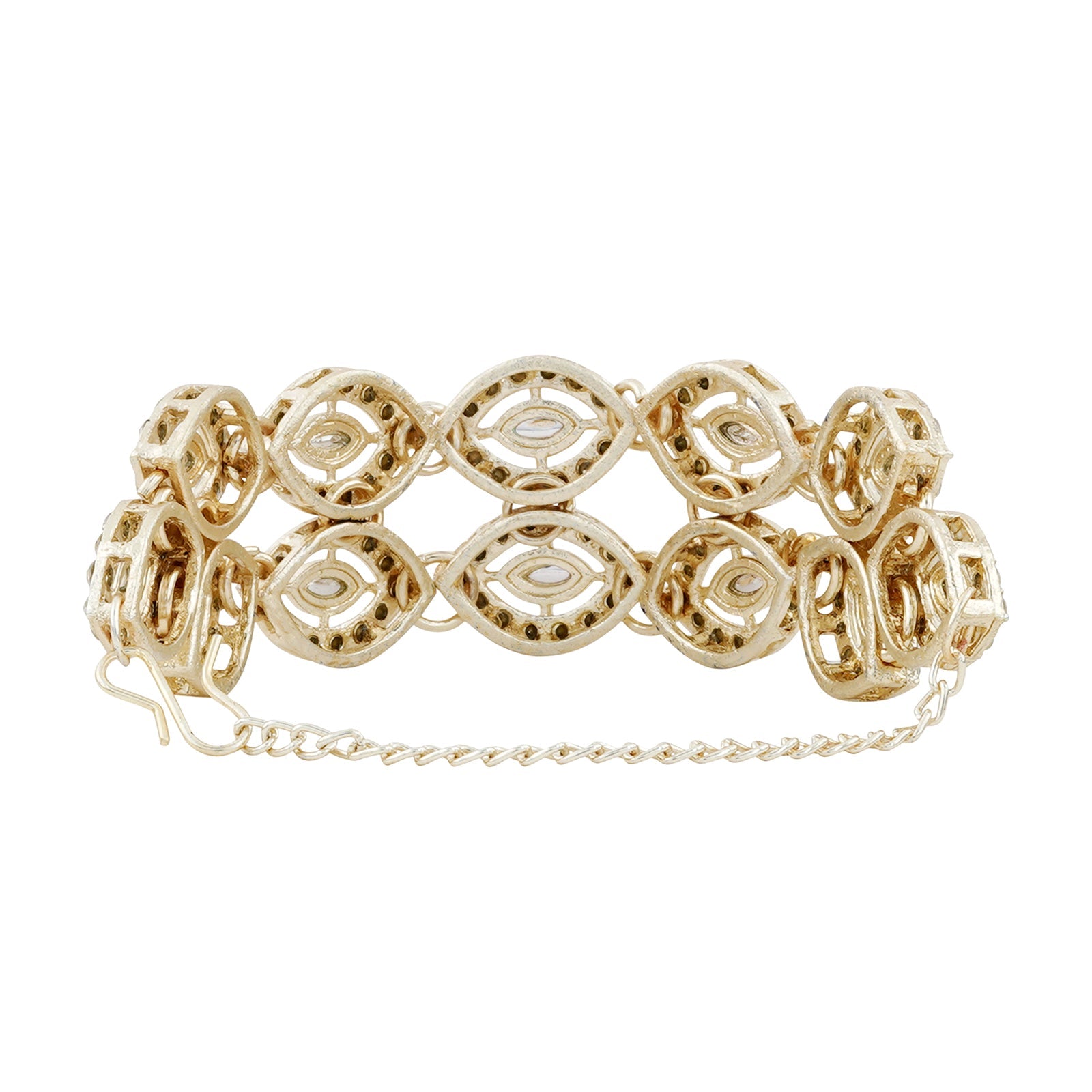 Teejh Kiya Silver Red Bracelet