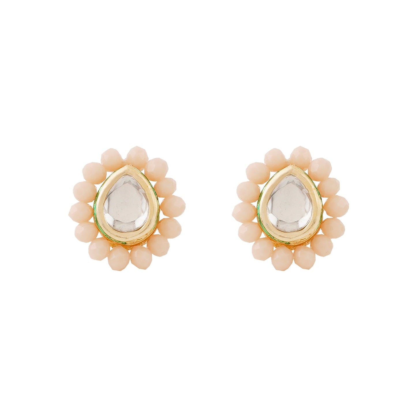Teejh Surili Peach Beads