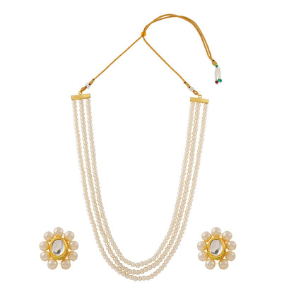 Teejh Nithila Pearl Beaded Necklace Set