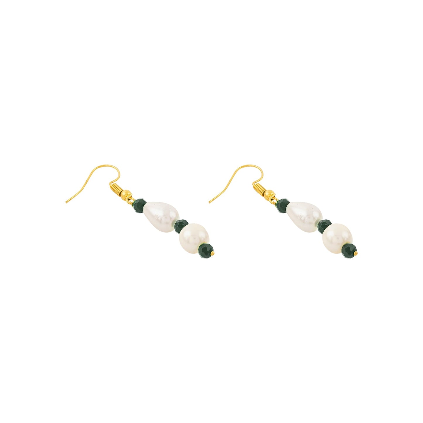 Teejh Chakra White and  Multi-colour beaded Necklace Set