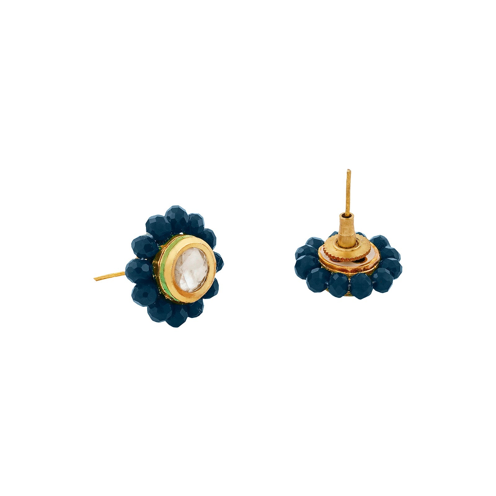 Teejh Jalsa Blue Beaded Necklace Set