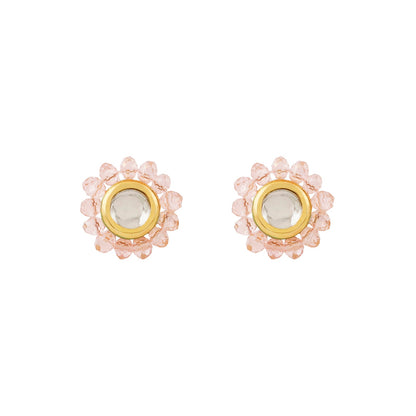 Teejh Jalsa Pink Beaded Necklace Set