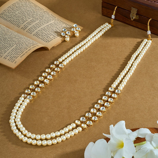 Teejh Tanaya Pearl Beaded Necklace Set