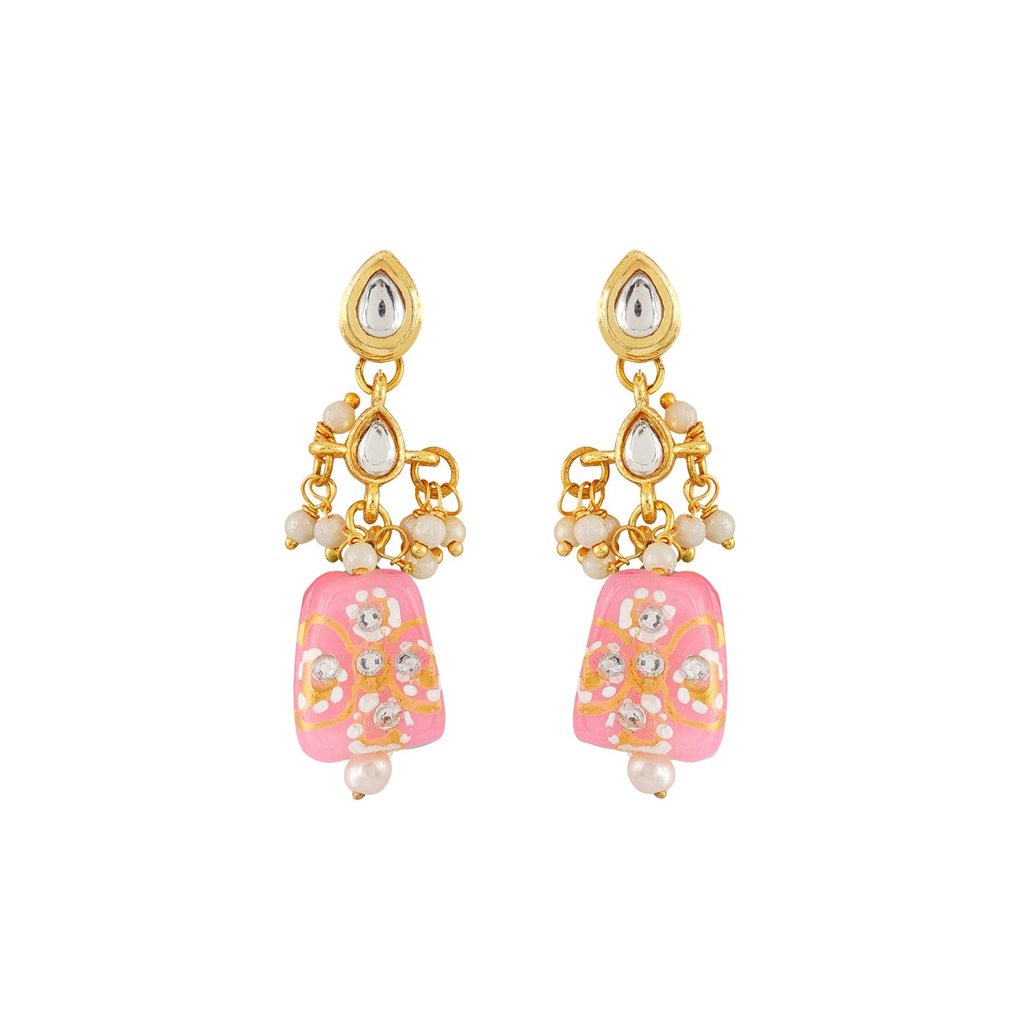 Teejh Idhika Pink Beaded Necklace Set