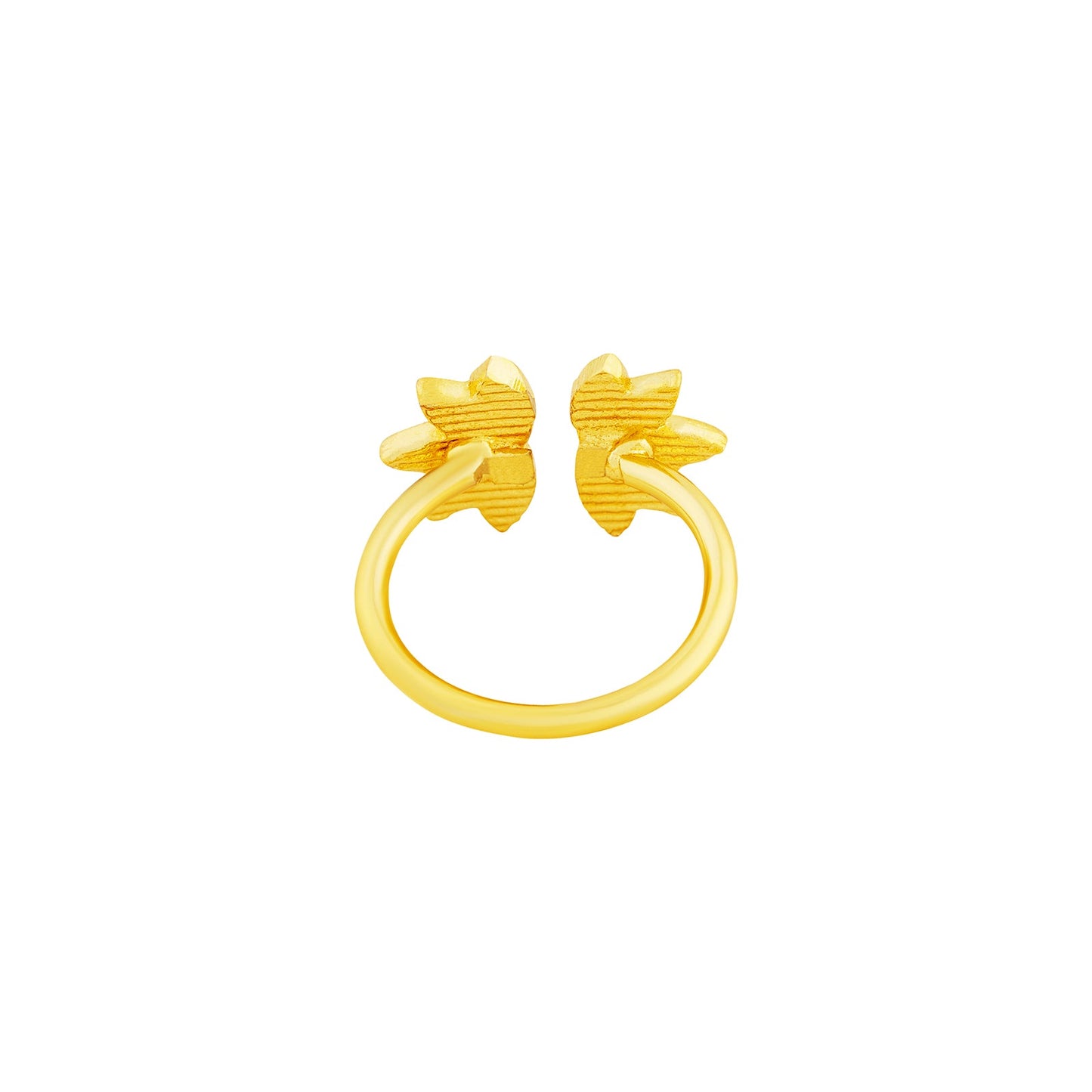 Teejh Indrina Red and Gold Enamel Ring