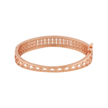 Teejh Veda Vishaal CZ Stones Rosegold Bracelet