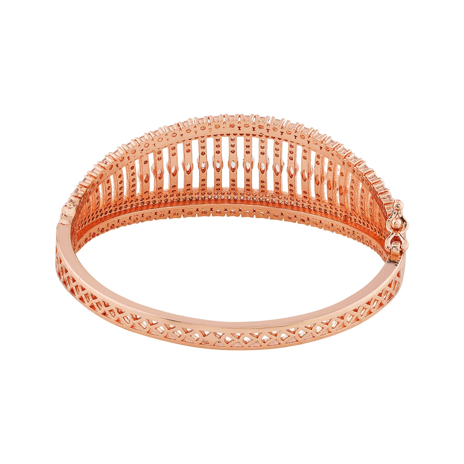 Teejh Kiran Kalyan CZ Stones Rosegold Bracelet